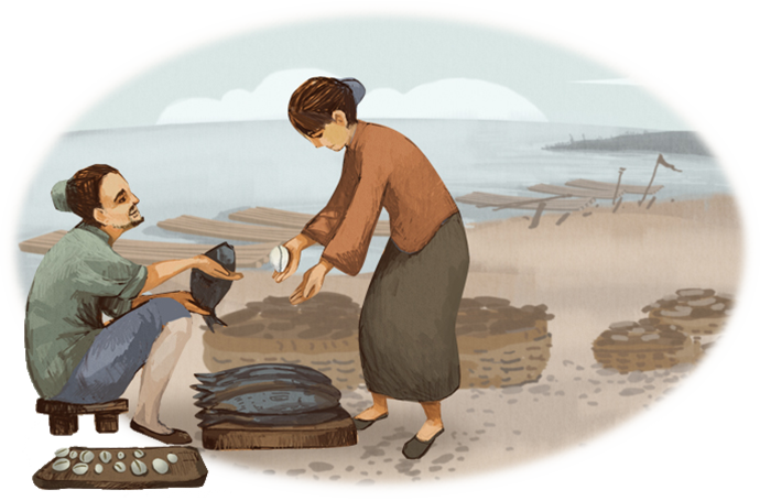 以海貝作為貨幣